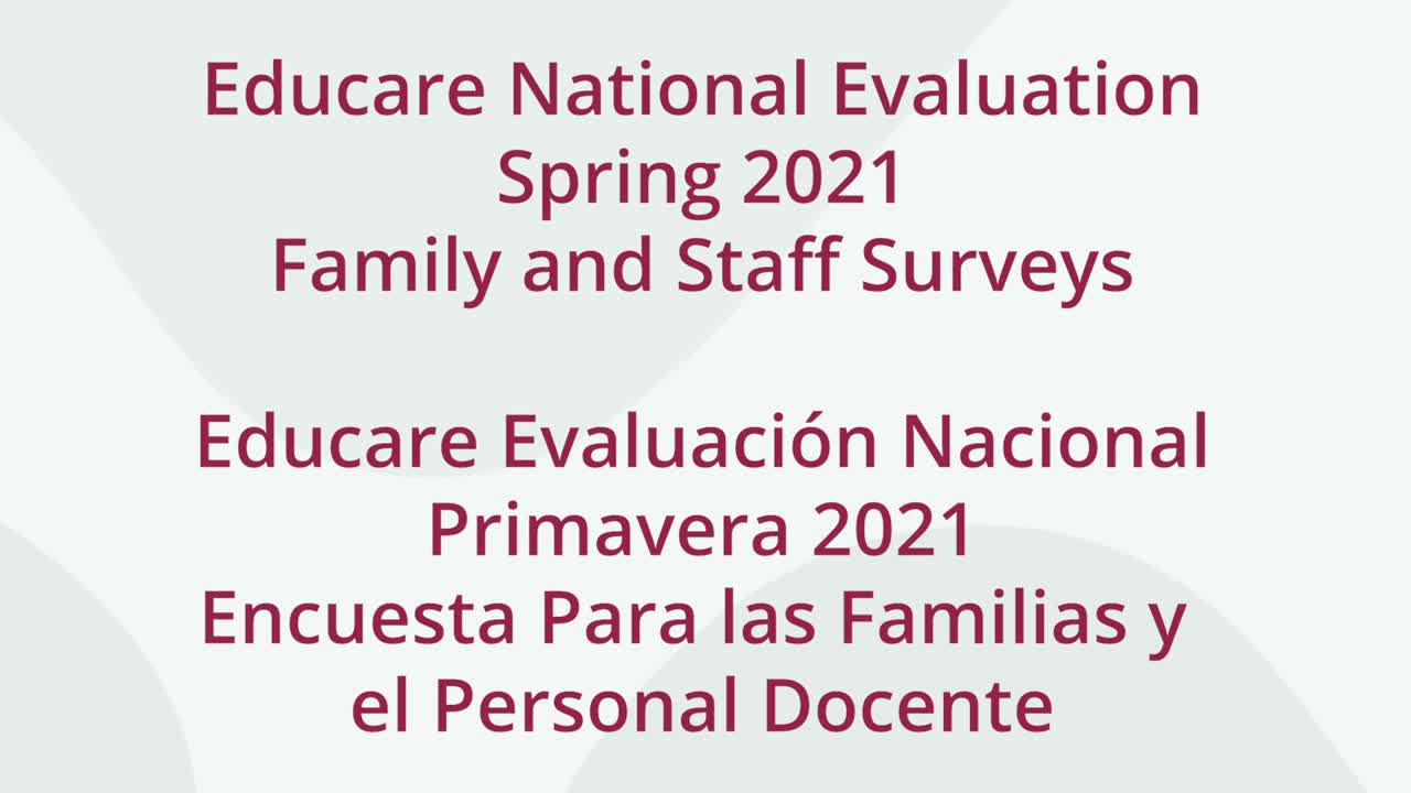 - Educare Surveys Spring 2021